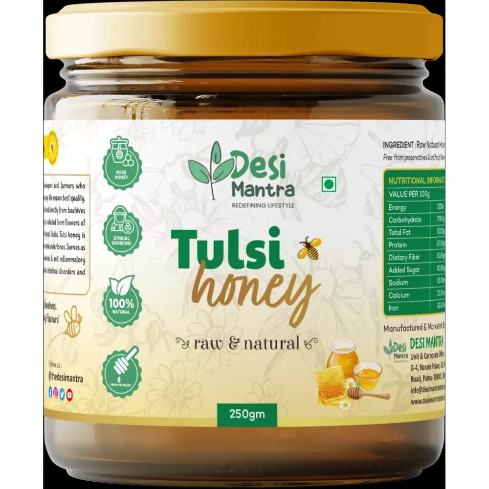 Desi Mantra Tulsi Honey