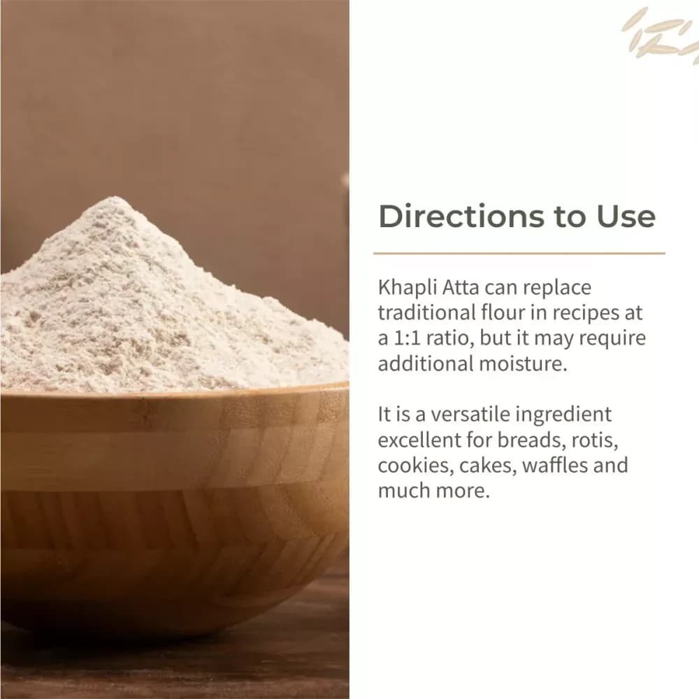 Ecotyl Khapli Atta 1 Kg directions for use