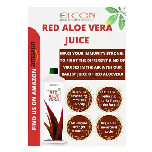 Elcon Red Aloevera Juice 1 L Benefits