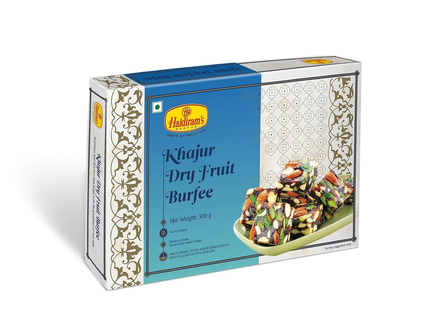 Haldiram's Khajoor Dry Fruit Burfi — 500 g