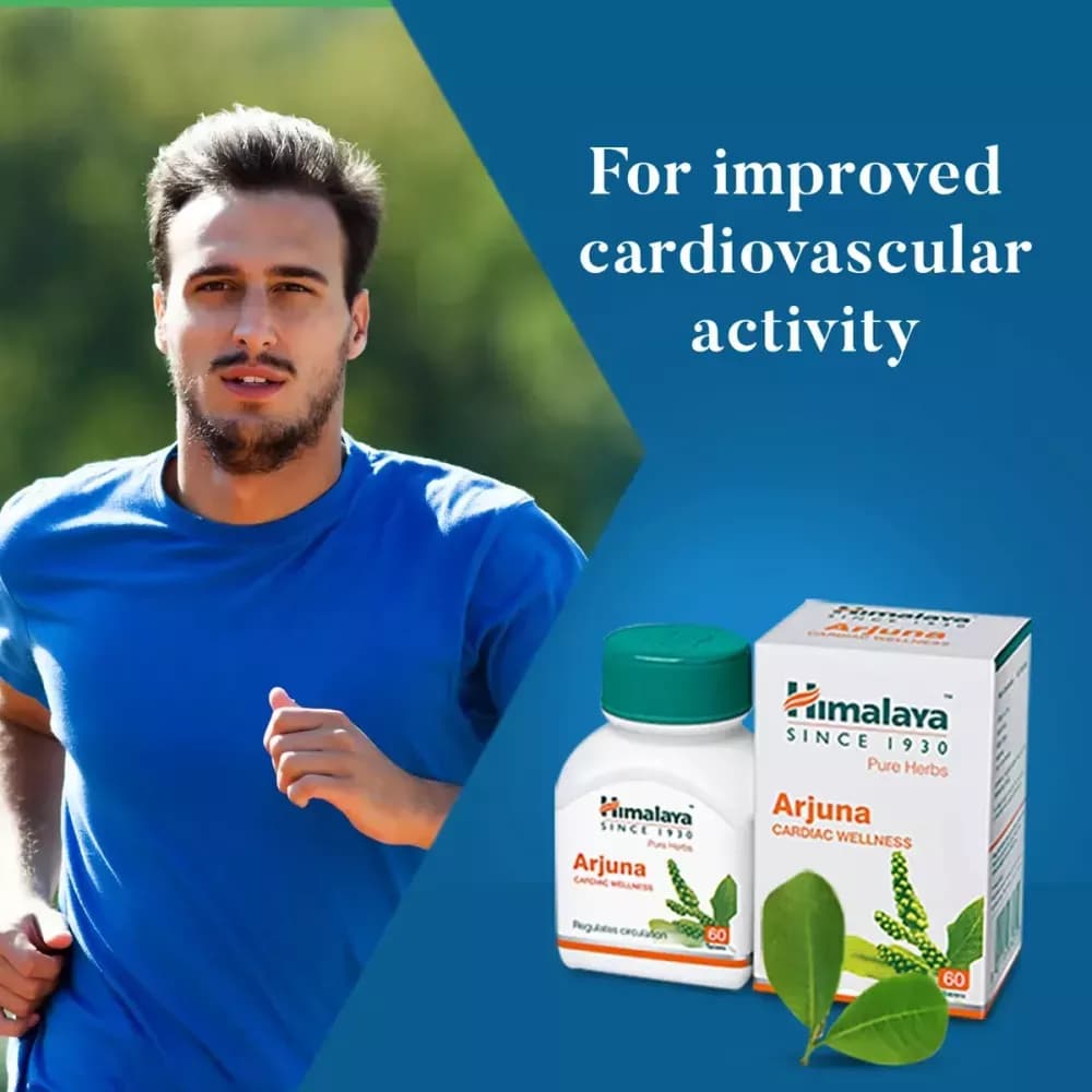 Himalaya Arjuna Tablet inproved cardiovascular activity