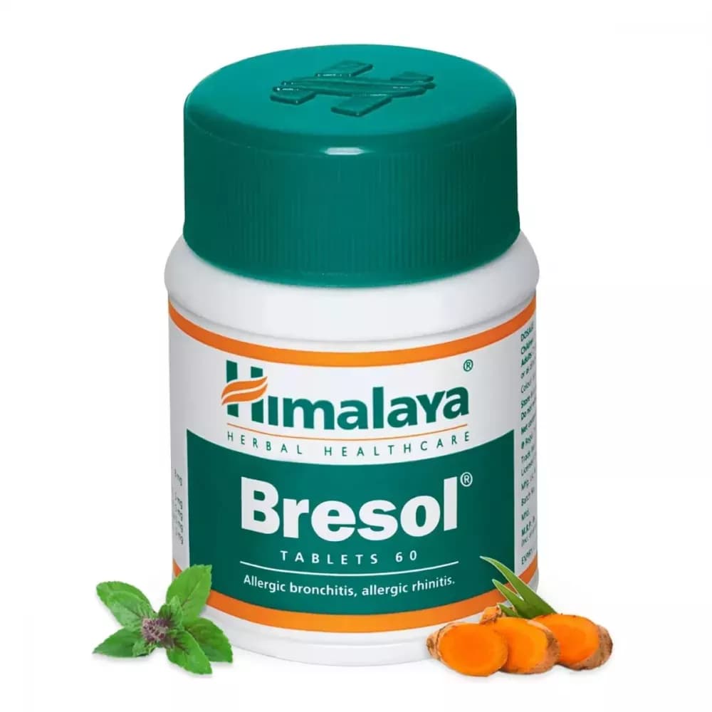 Himalaya Bresol Tablets bottle