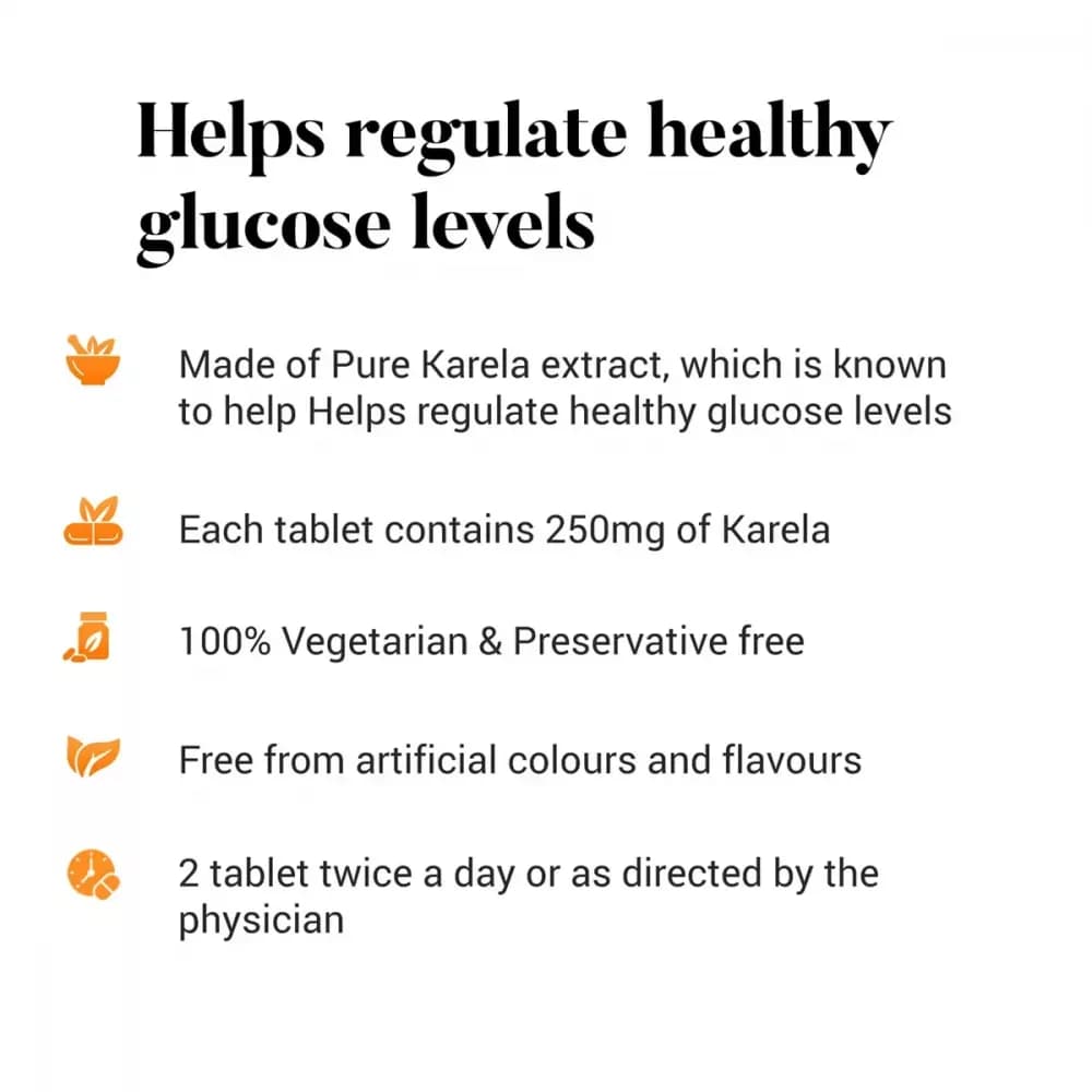 Himalaya Karela Tablet regulate healthy glucose level