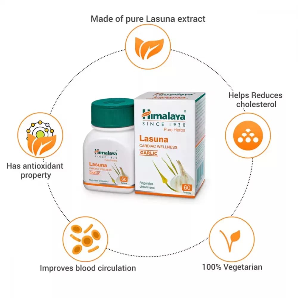 Himalaya Lasuna Tablet benefits