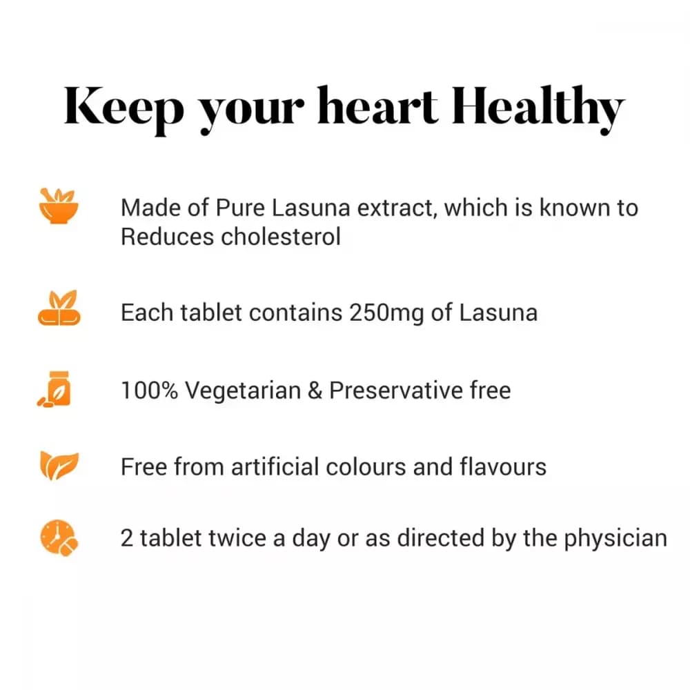 Himalaya Lasuna Tablet keep your heart healthy