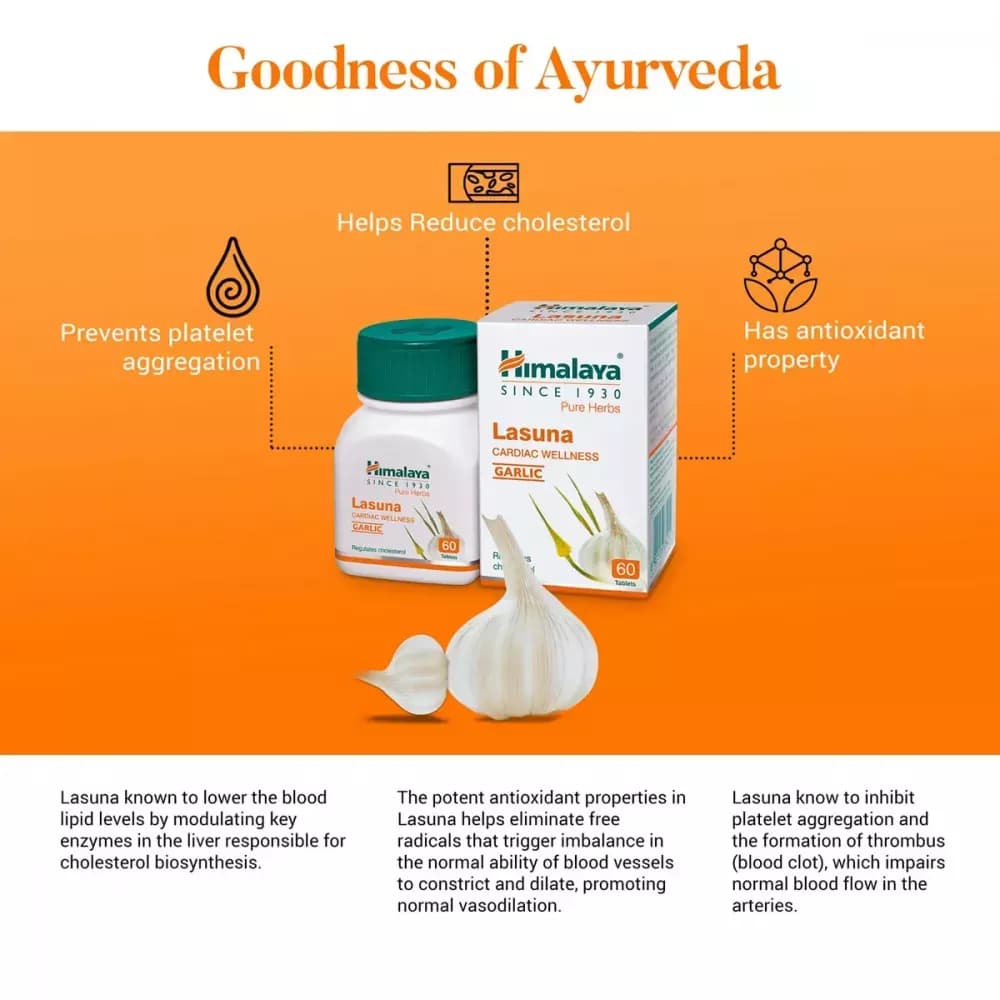 Himalaya Lasuna Tablet goodness of ayurveda