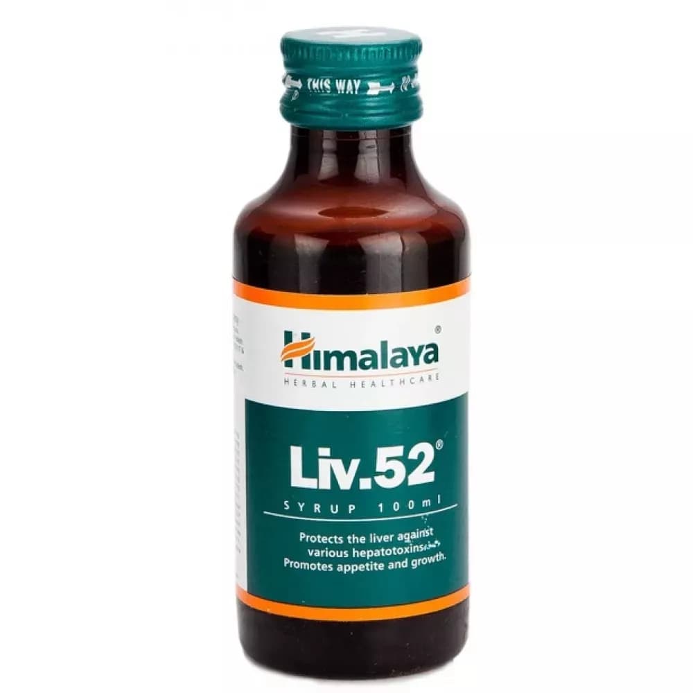 Himalaya Liv 52 Syrup bottle