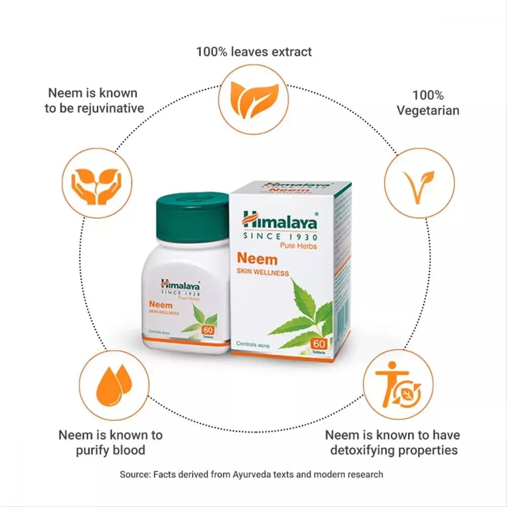 Himalaya Neem Skin Wellness features