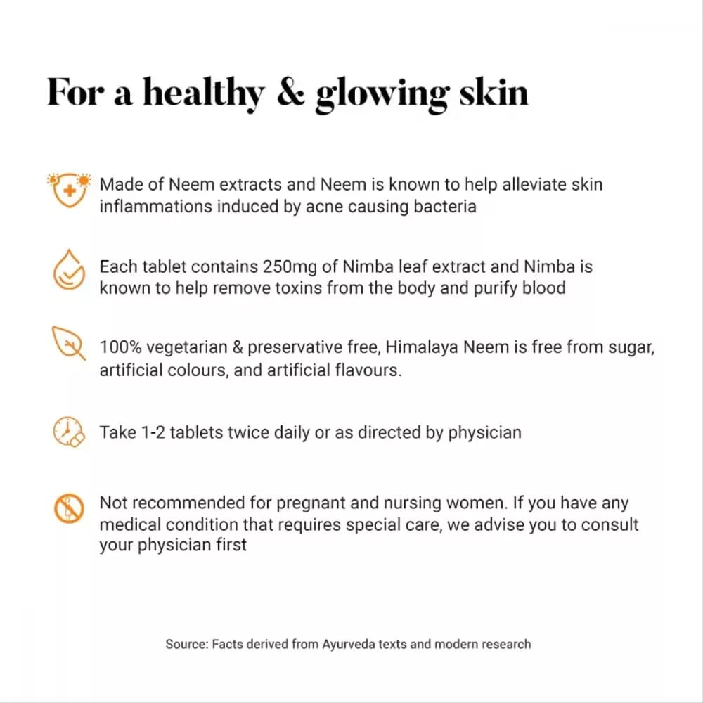 Himalaya Neem Skin Wellness for healthy & glowing skin