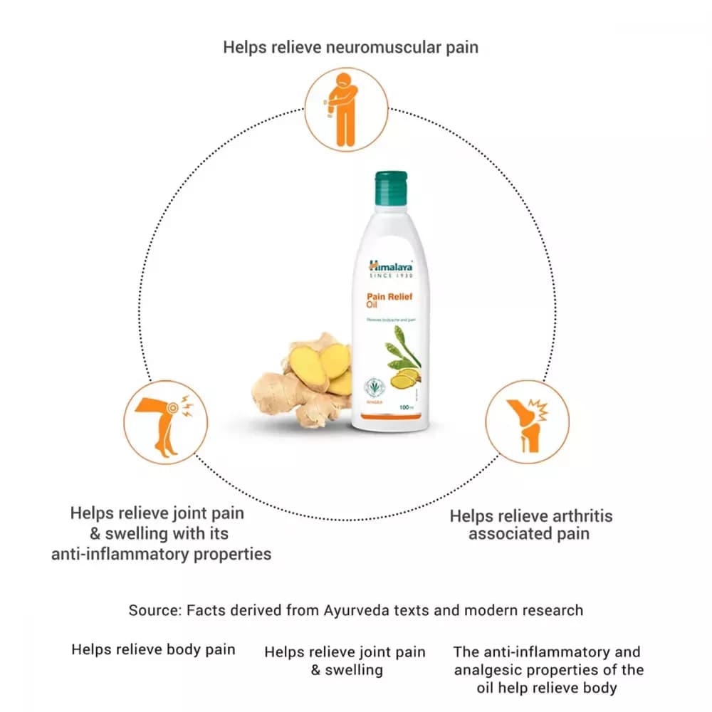 Himalaya Pain Relief Oil 100 ml Benefits