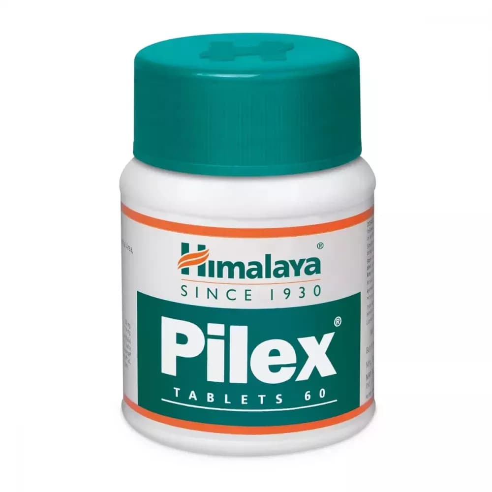 Himalaya Pilex 60 Tablet bottle