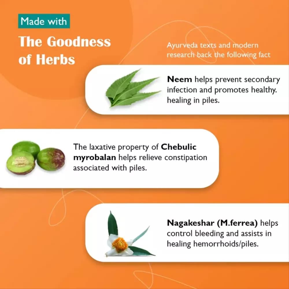 Himalaya Pilex 60 Tablet ingredients