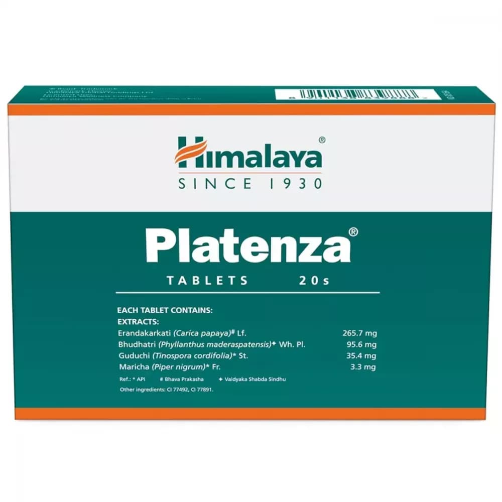 Himalaya Platenza Tablet compositions