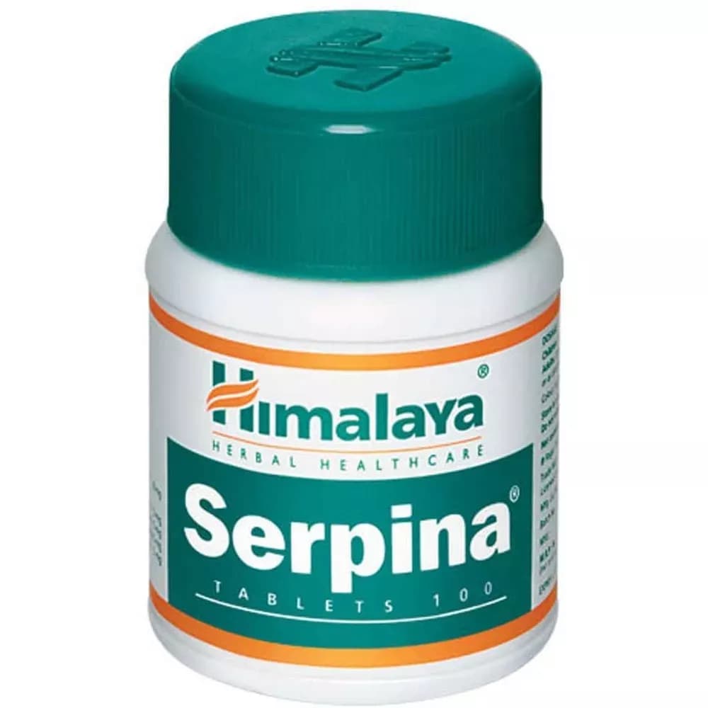 Himalaya Serpina Tablet bottle
