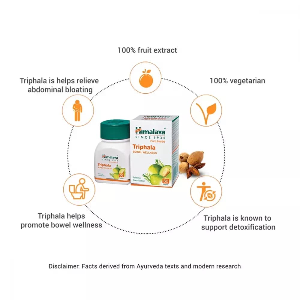Himalaya Triphala 60 Tablet features