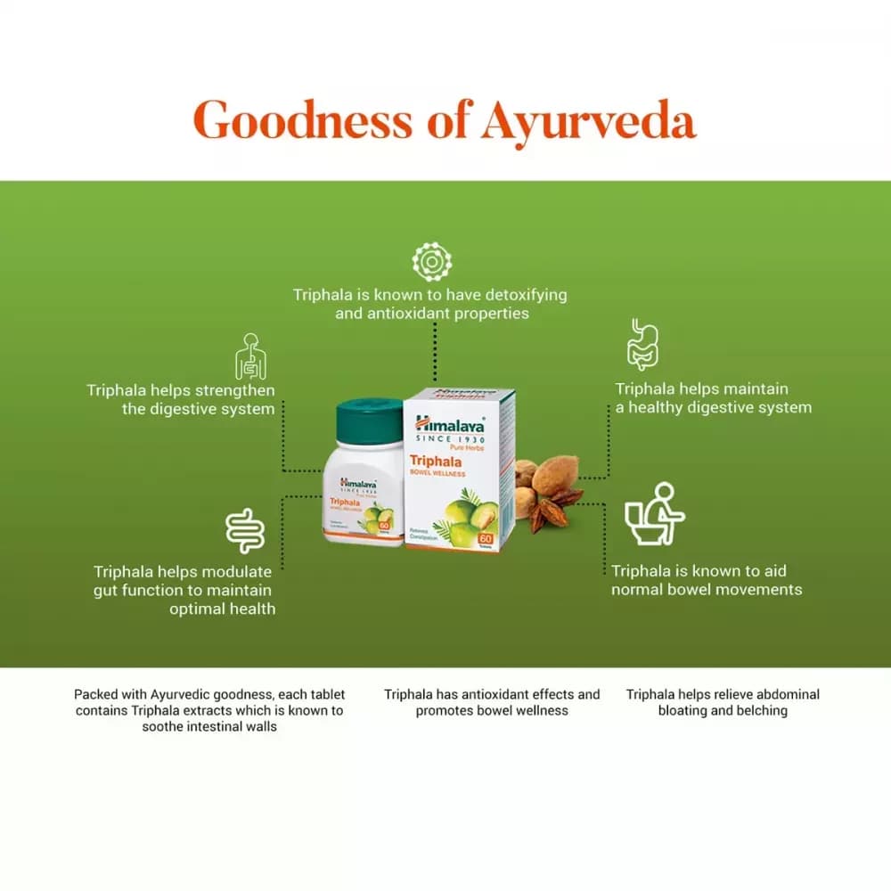 Himalaya Triphala 60 Tablet goodness of ayurveda