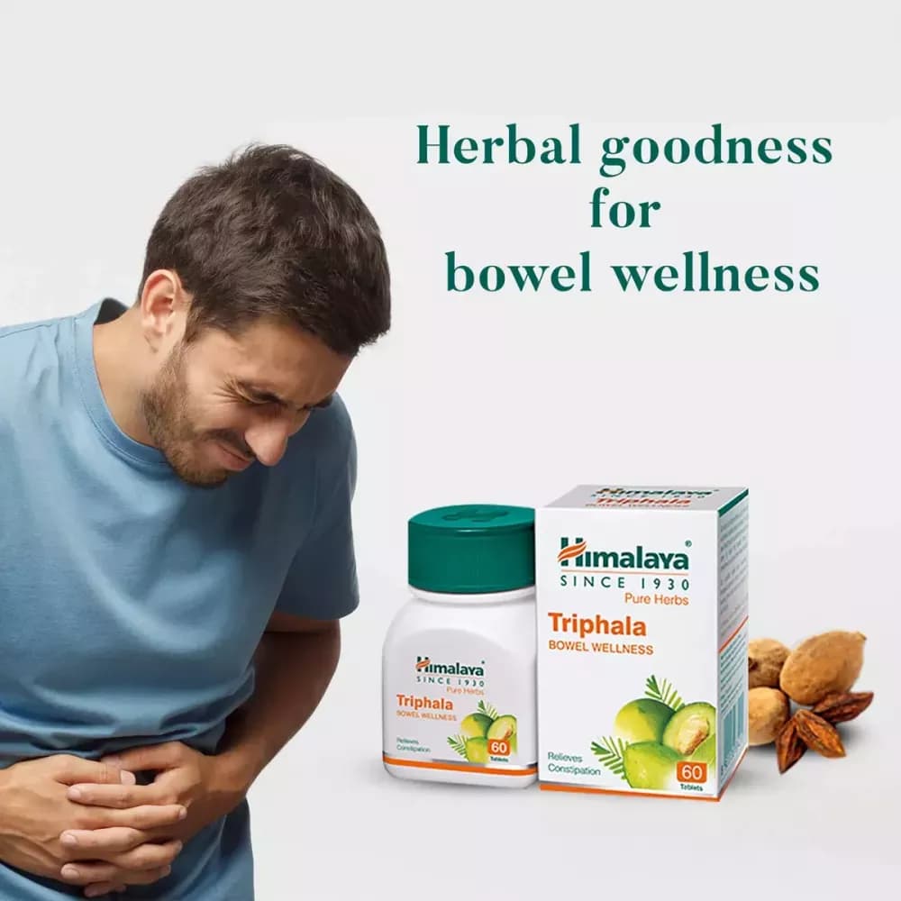 Himalaya Triphala 60 Tablet herbal goodness for bowel wellness
