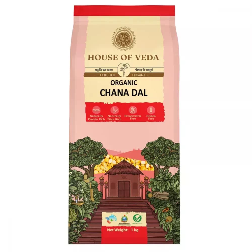 House of Veda Organic Chana Dal