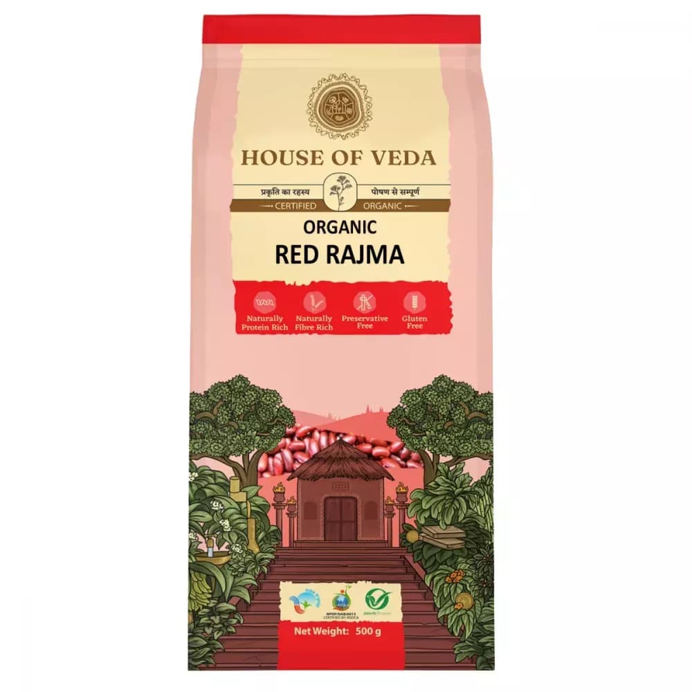 House of Veda Organic Red Rajma