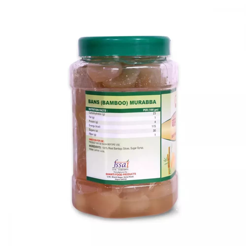 Jaived Bans Bamboo Murabba 1 Kg Nutrition Facts