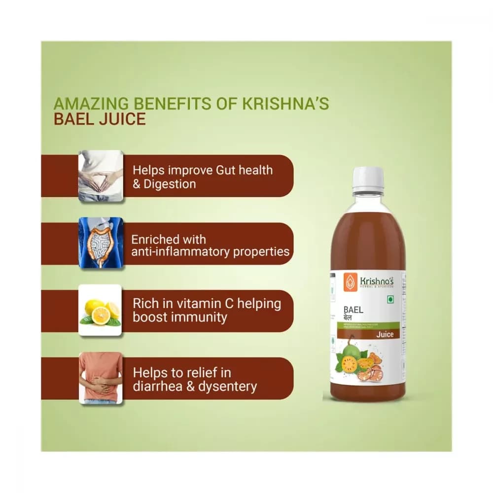 Krishna's Bael Juice benefits
