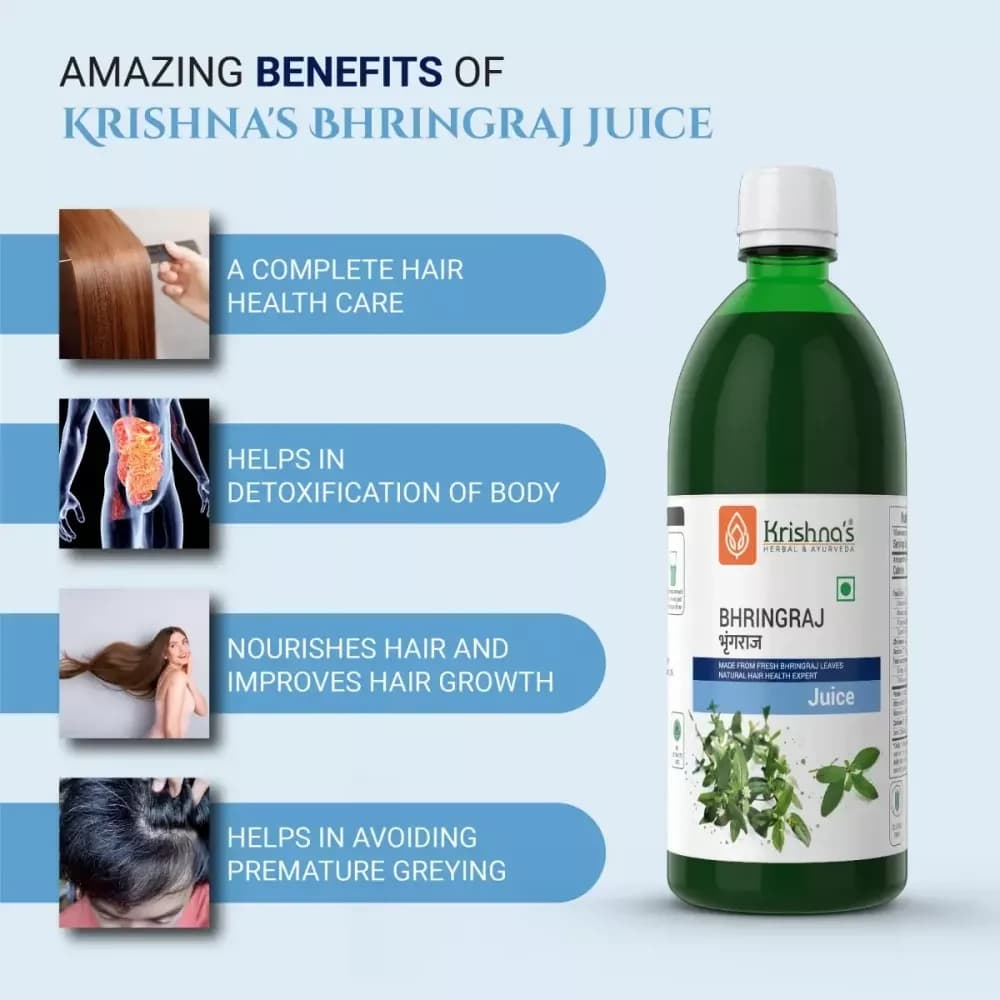 Krishna's Bhringraj Juice 500 ml benefits