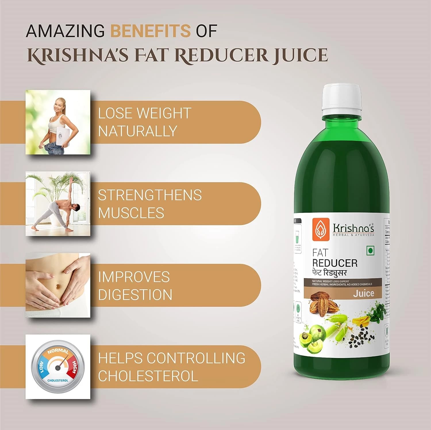 Krishna's Fat Reducer Juice benefits