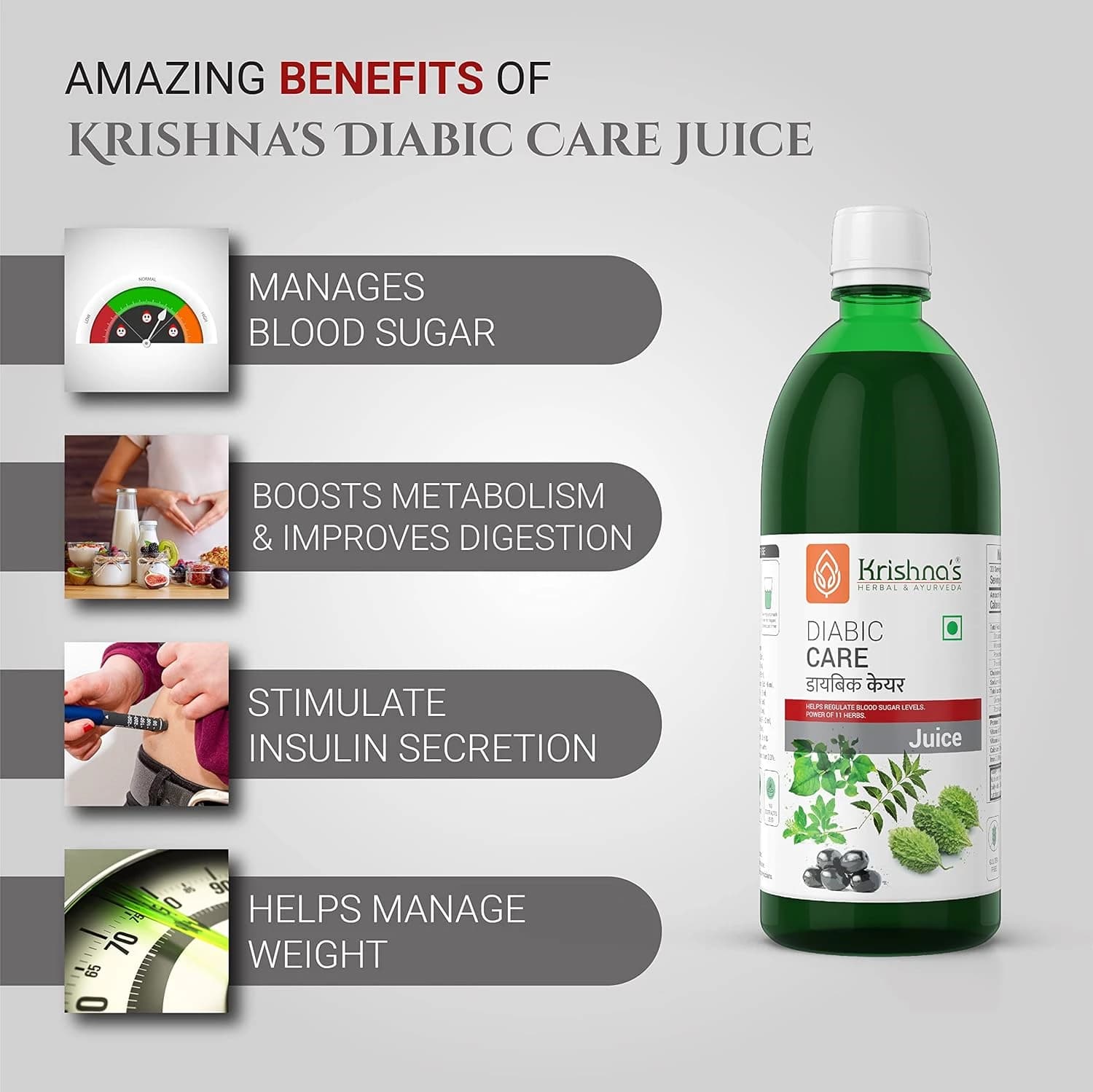 Krishna's Karela Jamun Mix Juice benefits