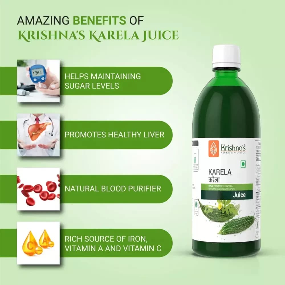 Krishna's Karela Juice 500 ml benefits