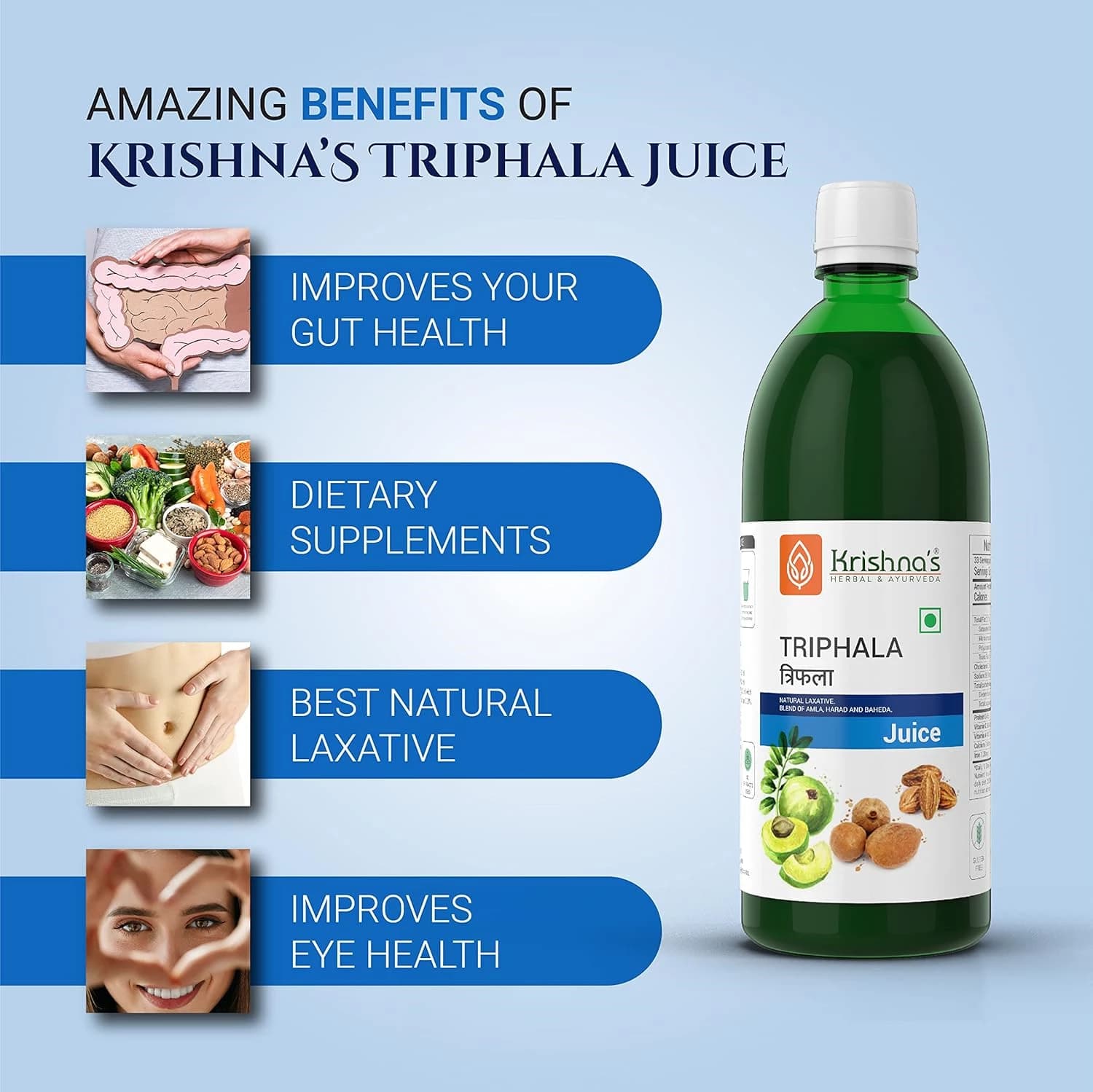 Krishna's Triphala Juice benefits