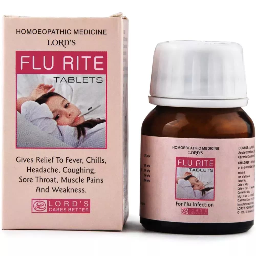 Lord's Flu Rite Tablet 25 g Main Image