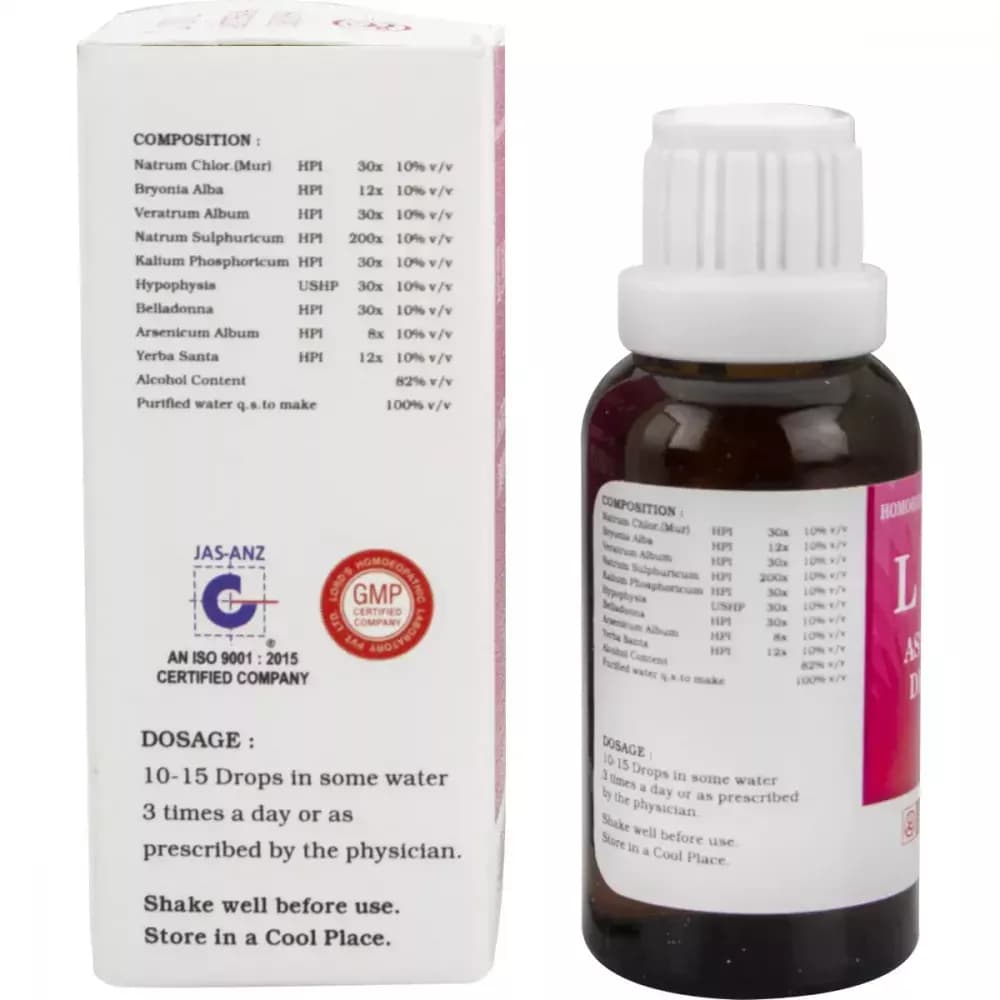 Lord's L 101 Asthma Drop 30 ml Composition Info