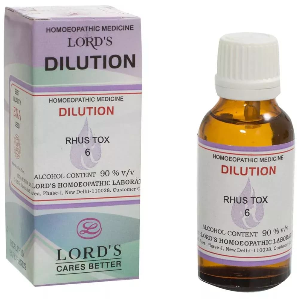 Lord's Rhus Tox Dilution 30 ml 6 CH Main Image