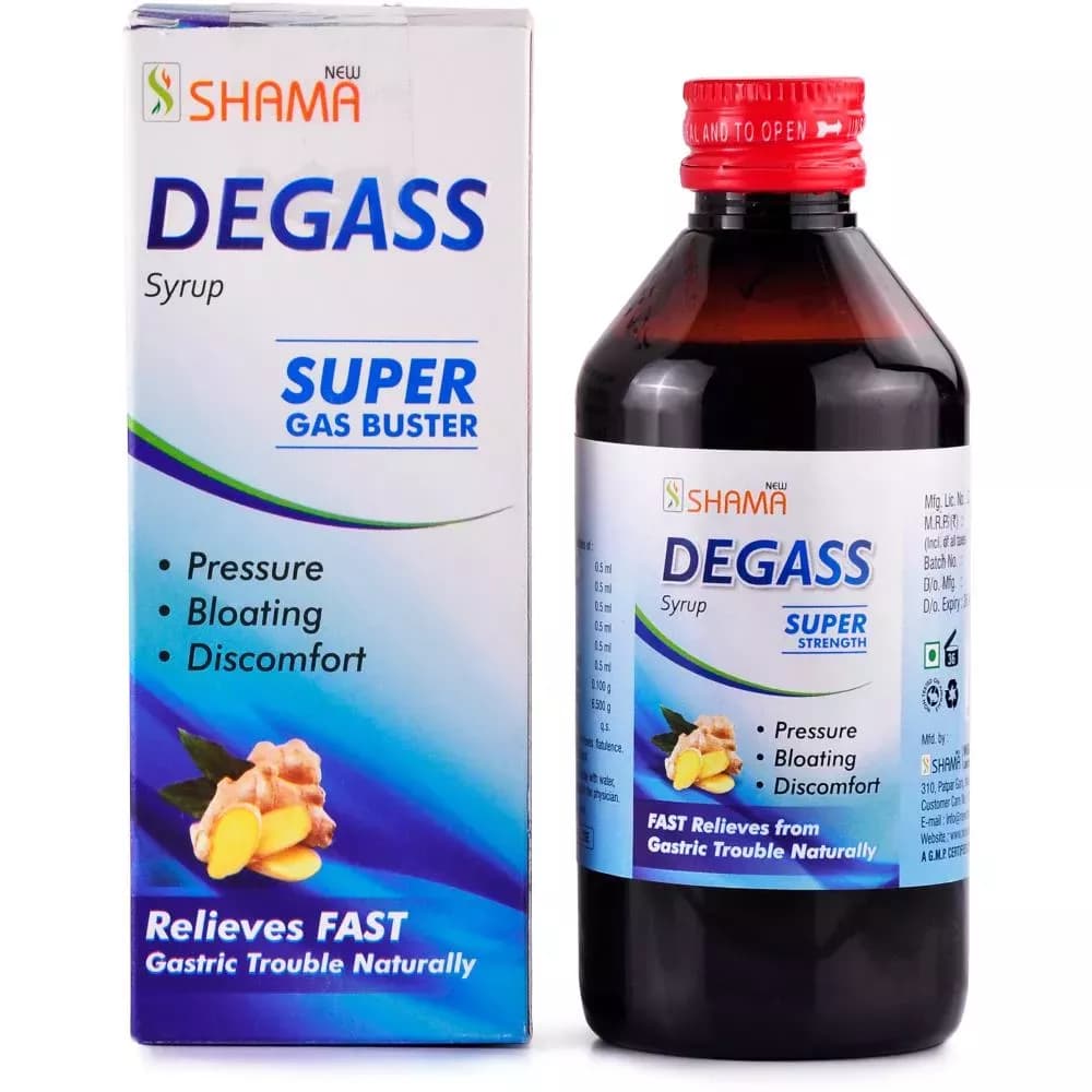 New Shama Degass Syrup 200 ml Main Image