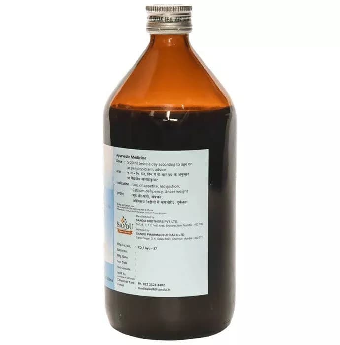 Sandu Arvindasav 450 ml Batch & Manufacturing Details 