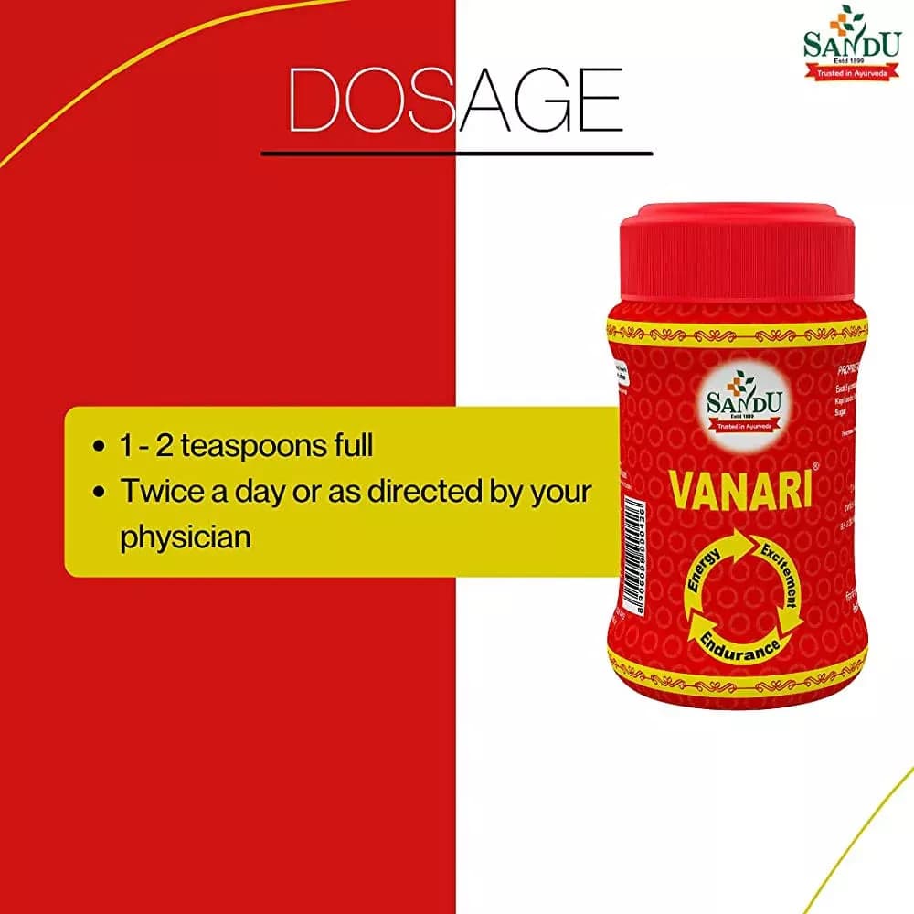 Sandu Vanari 200 g Granules Dosage