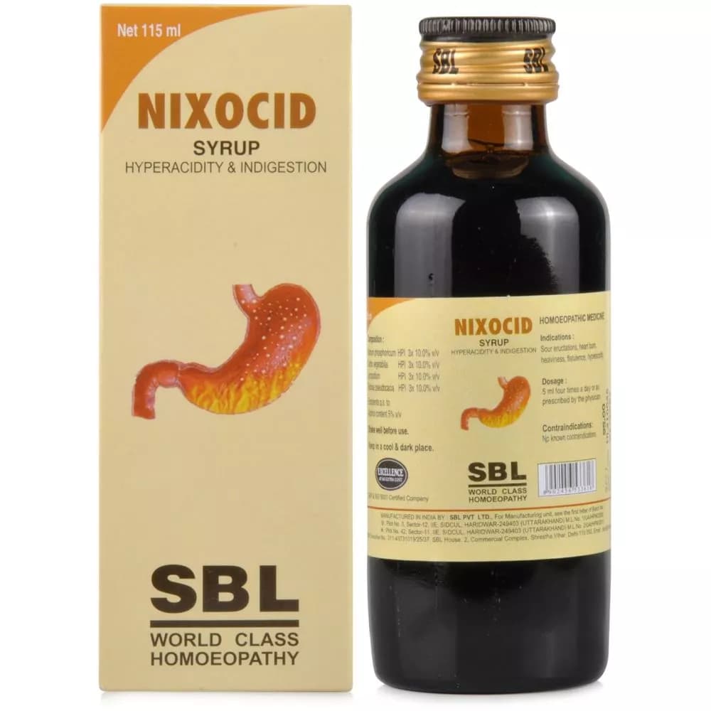 SBL Nixocid Syrup 115 ml Main Image