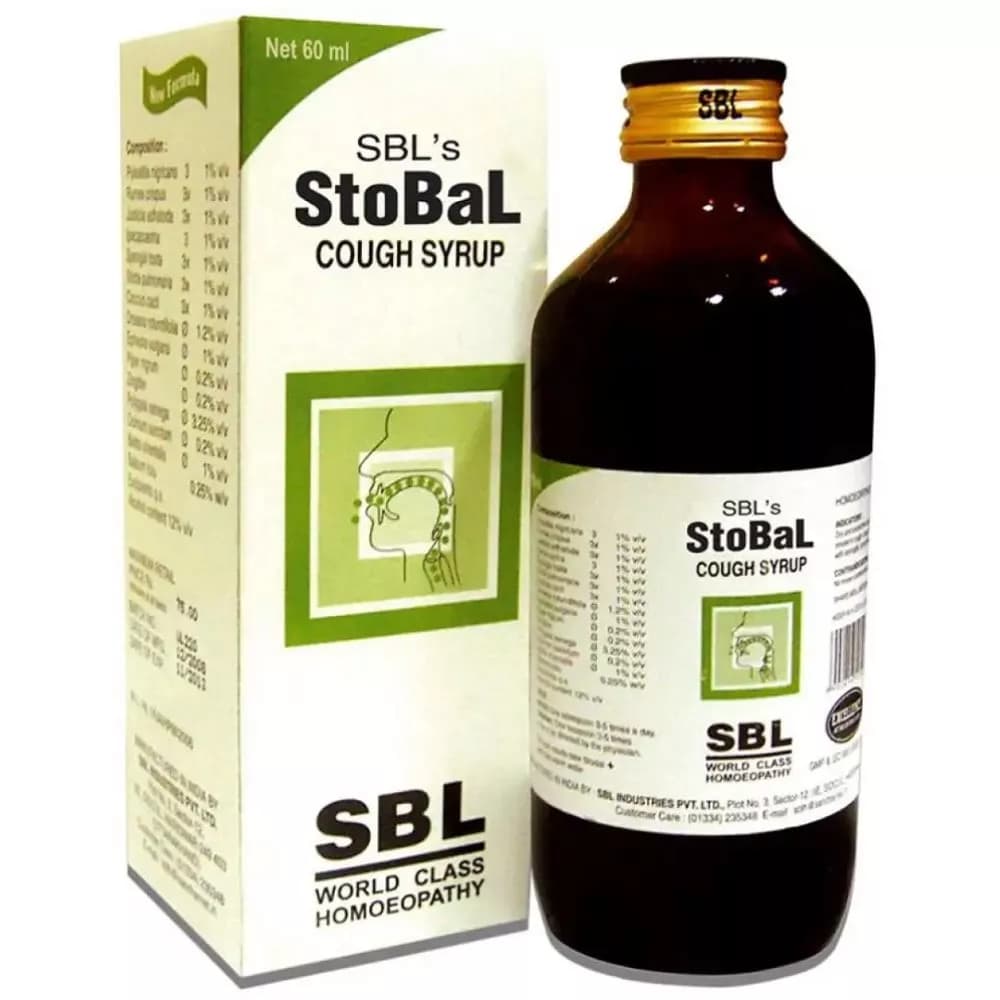 SBL Stobal Cough Syrup 60 ml Main Image