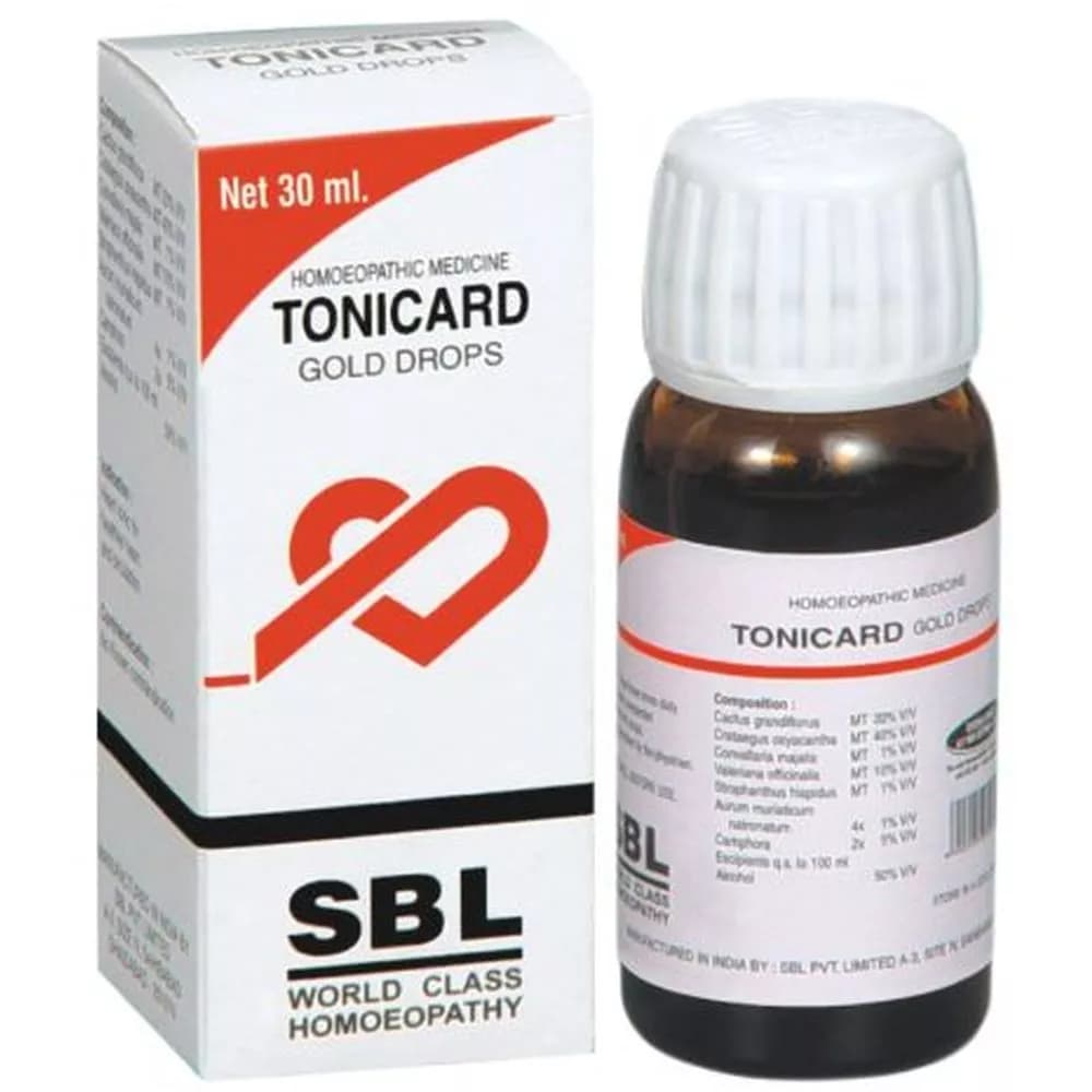 SBL Tonicard Gold Drop 30 ml Main Image And Composition Info