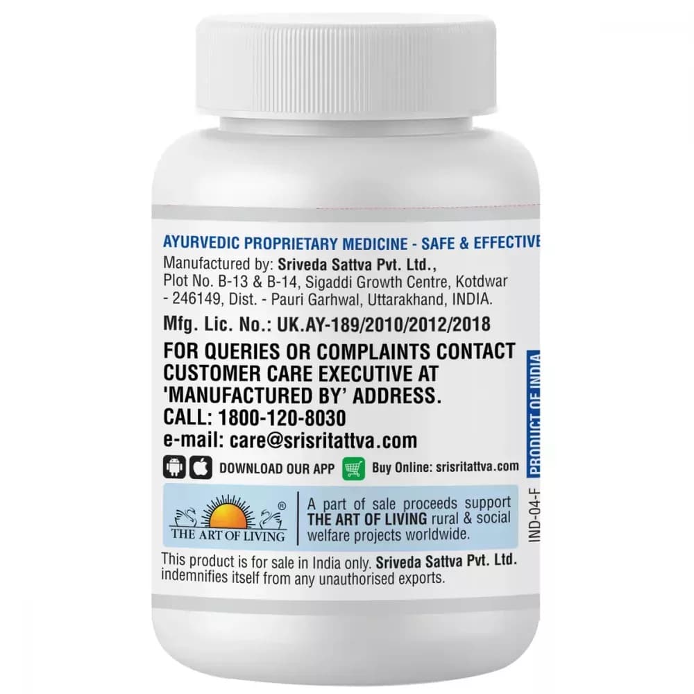 Sri Sri Tattva Amrutadi Vati 60 Tablets manufacturing details