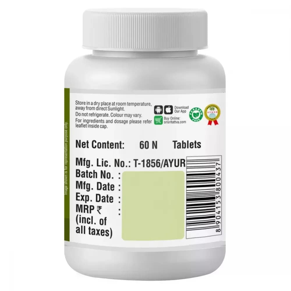 Sri Sri Tattva Amruth 60 Tablet batch details