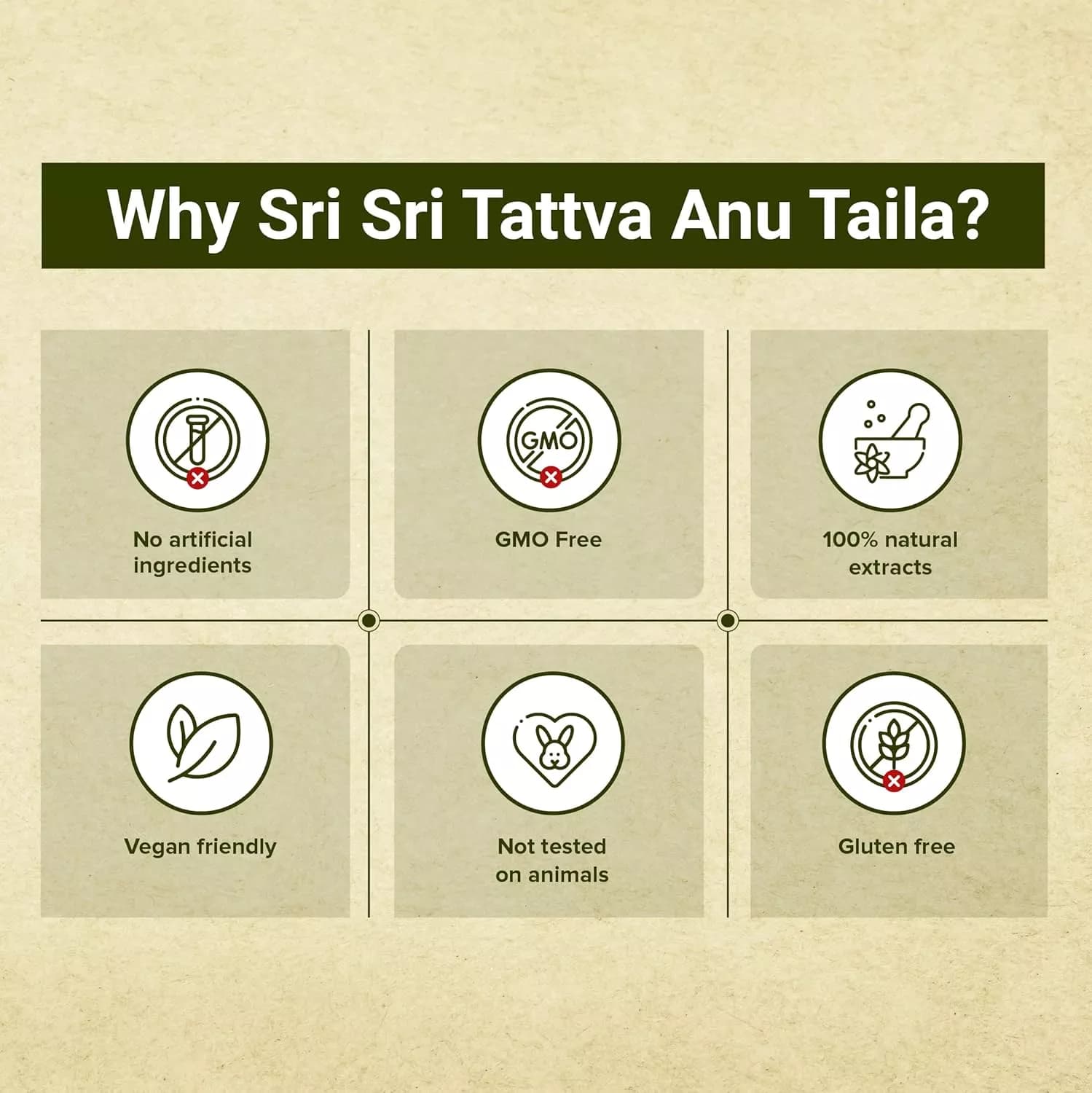 Sri Sri Tattva Anu Taila 10 ml why choose