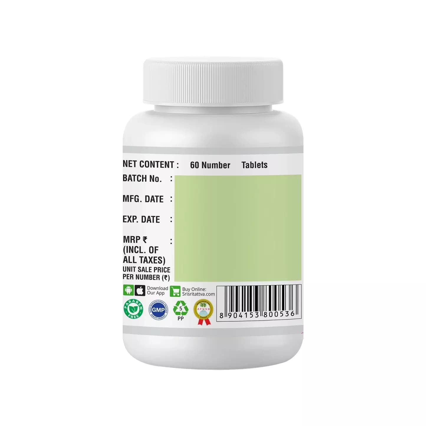 Sri Sri Tattva Haritaki Tablets batch details