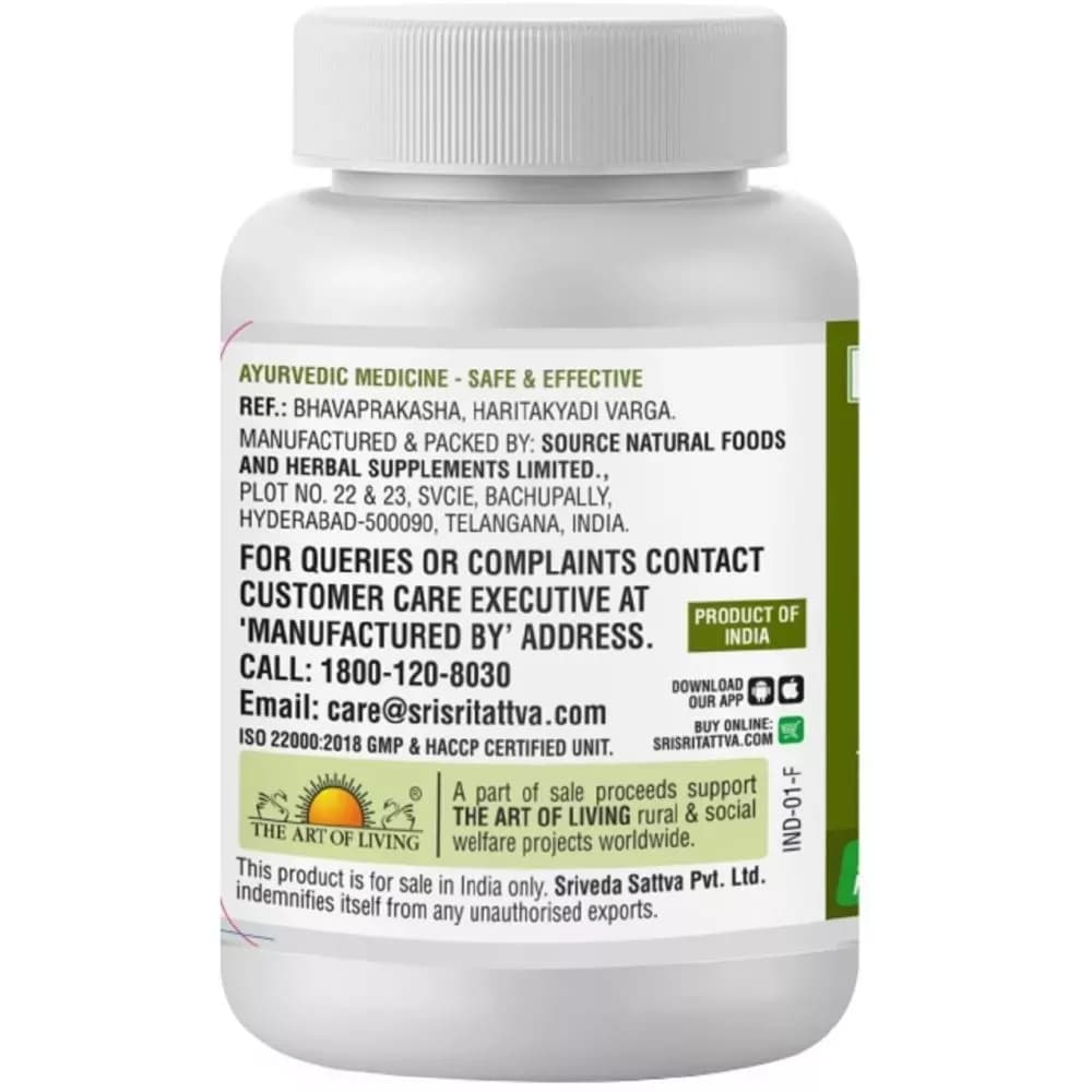 Sri Sri Tattva Kalamegh 60 Tablets manufacturing details