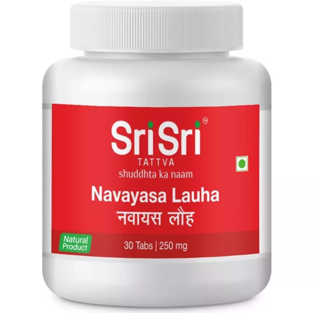 Sri Sri Tattva Navayasa Lauha 30 Tablets bottle