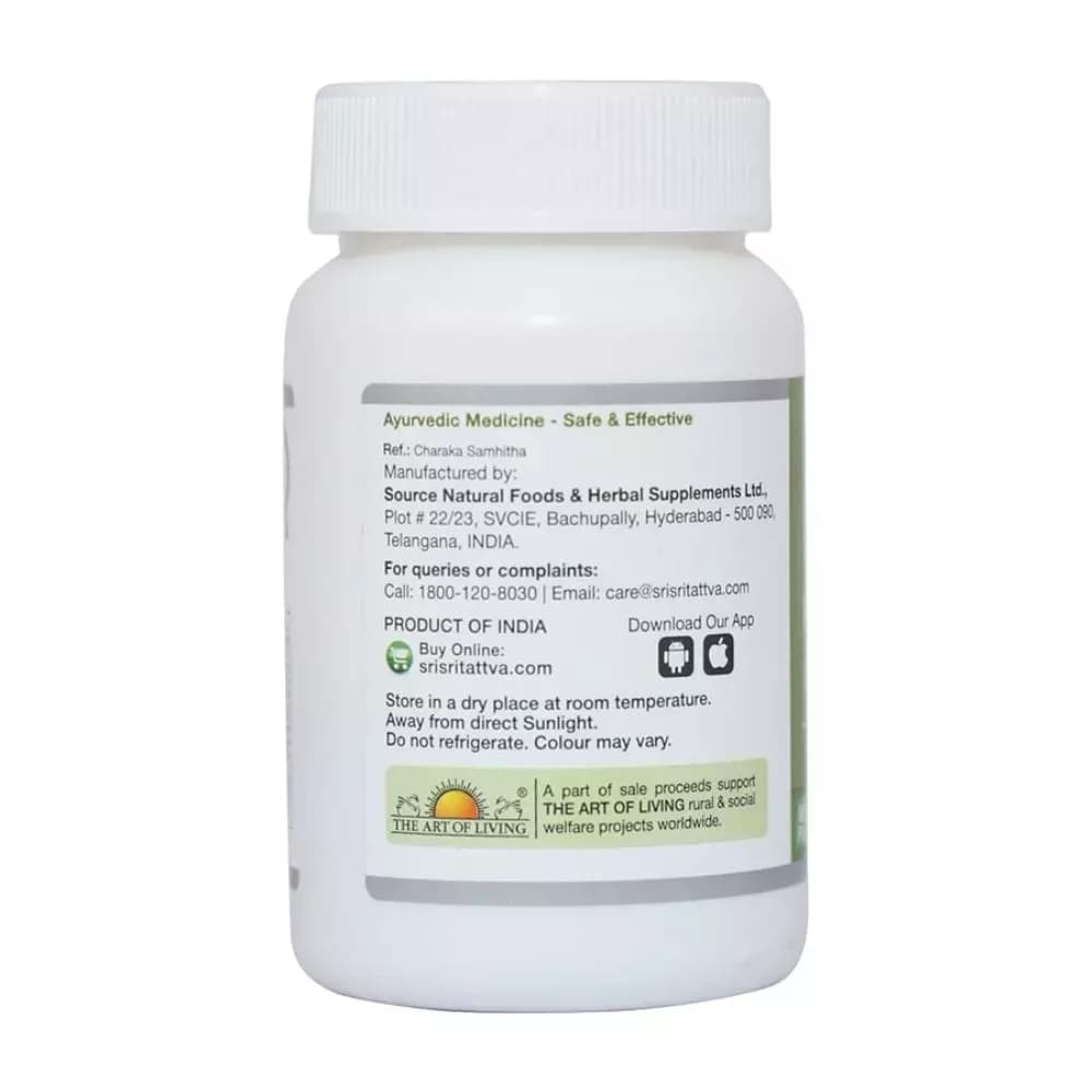 Sri Sri Tattva Neem 60 Tablet manufacturing details