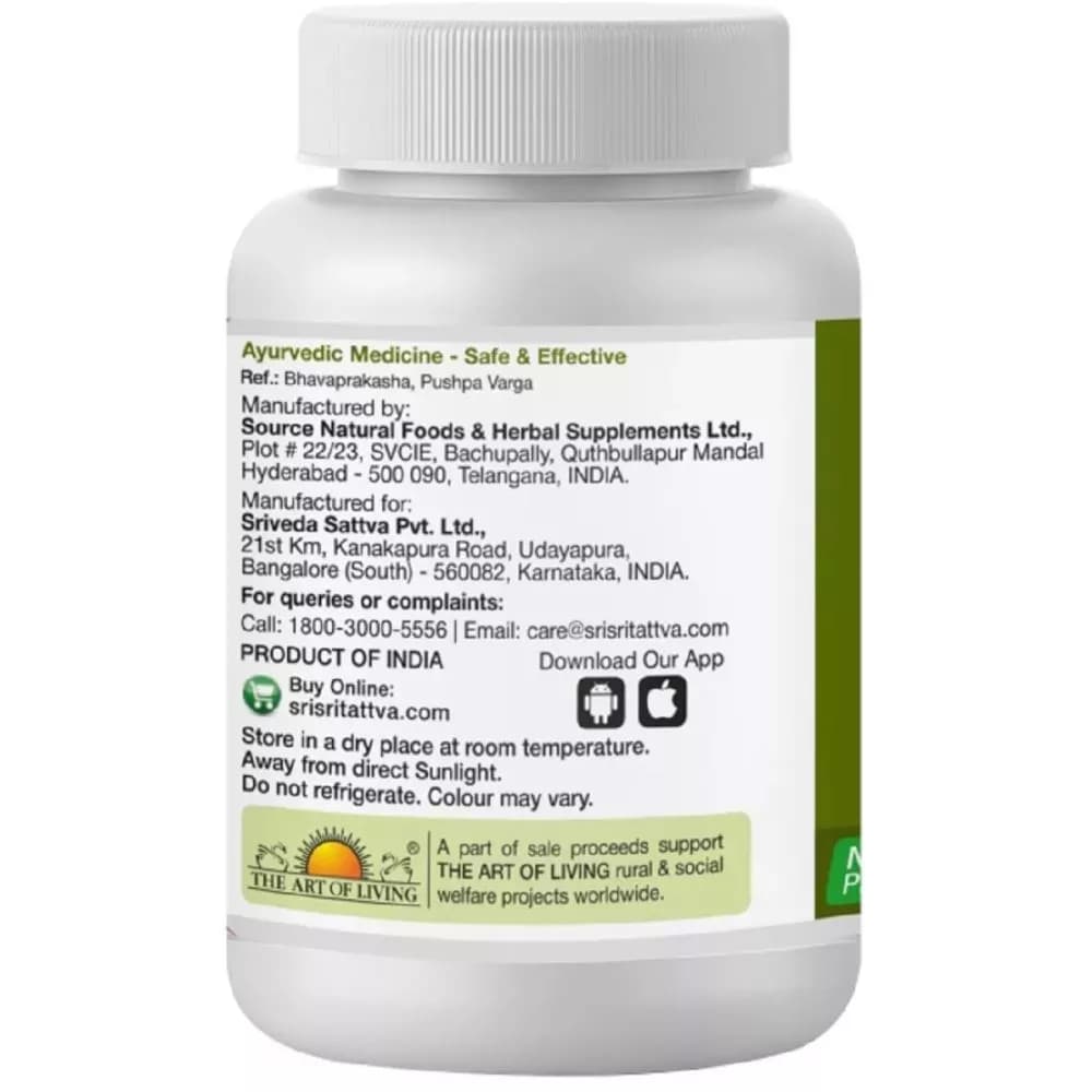 Sri Sri Tattva Tulasi Tablet manufacturing details
