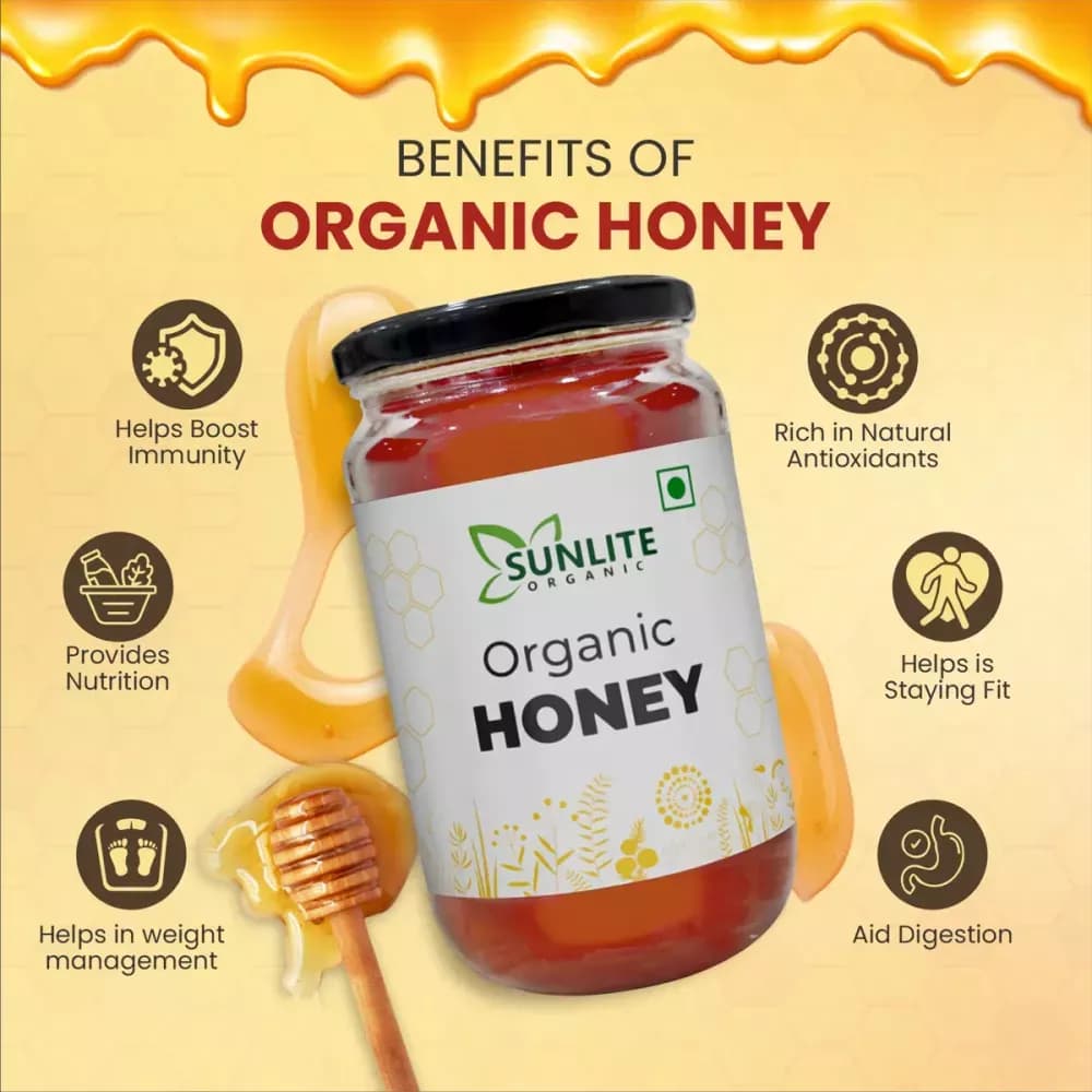 Sunlite Organic Honey 500 ml Benefits