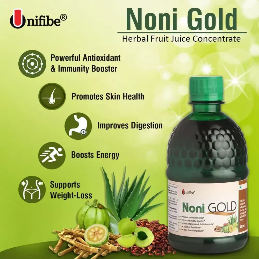Unifibe Noni Gold Juice 400 ml Benefits