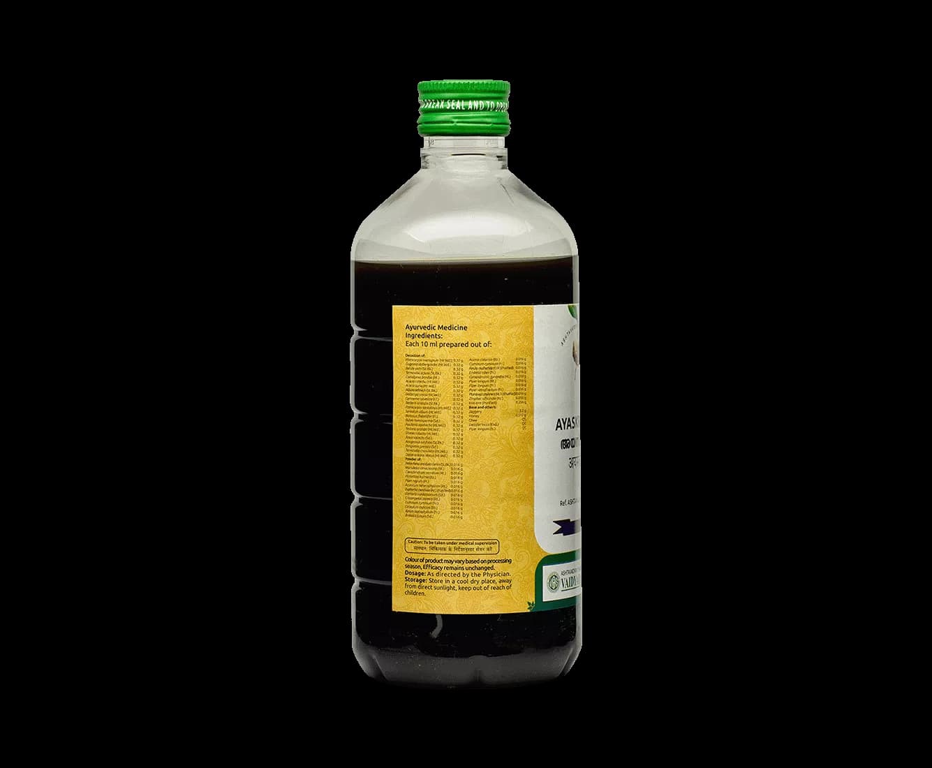 Vaidyaratnam Ayaskriti 450 ml Ingredients Info